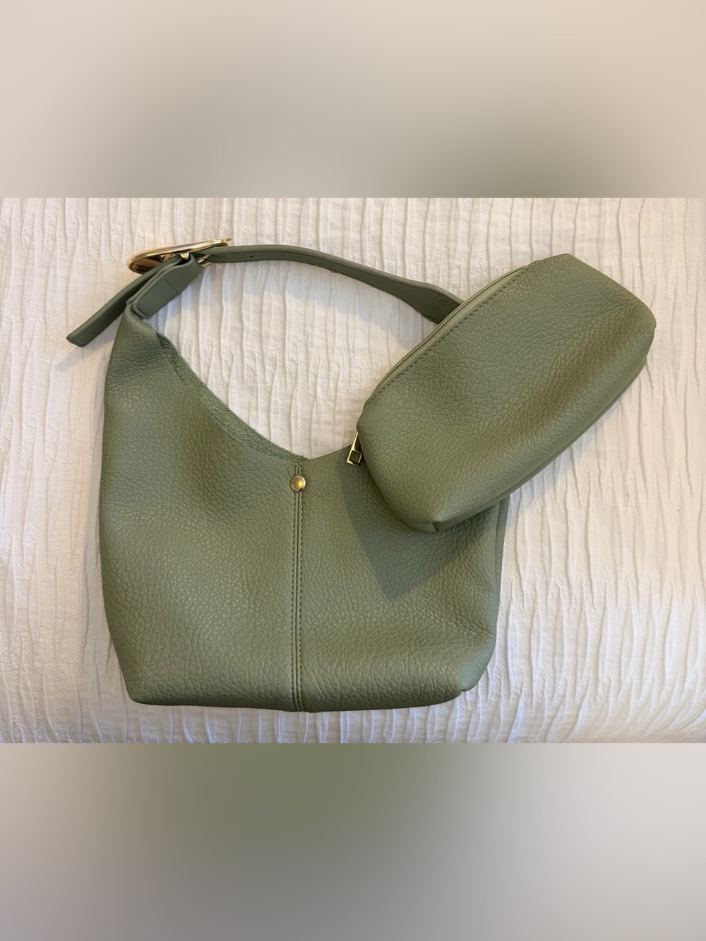 Anthropologie Love Knot Slouchy Bag: Mini Buckle Edition